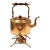 Antique 1890 Victorian Brass & Copper Spirit Kettle For Sale