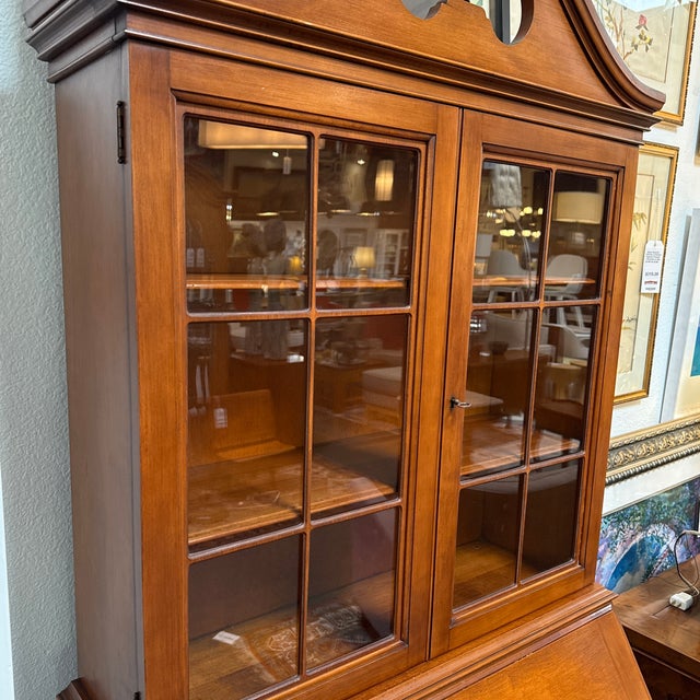 Early American Chippendale Style Secretary Desk For Sale - Image 12 of 14