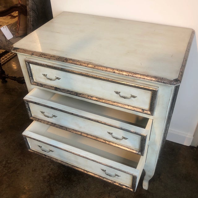 Traditional Vintage Italian 3 Drawer Nightstand For Sale - Image 3 of 13