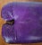 Handcrafted Moroccan Camel Saddle, Genuine Leather Cushion Stool / Purple For Sale In Orlando - Image 6 of 10