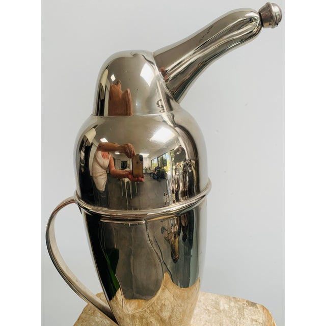 1990s Vintage Restoration Hardware Penguin Cocktail Shaker For Sale - Image 5 of 6