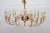 Large 24-Arm Amber Murano Glass Chandelier, 1950 For Sale - Image 4 of 17