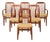 1970s Set of Six Danish Design Teak Dining Chairs Attributed to Benny Linden For Sale