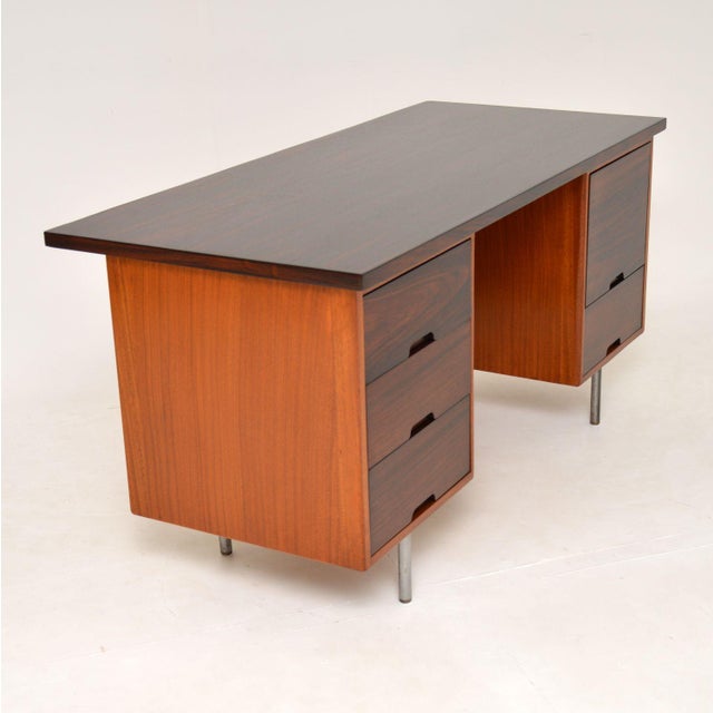 Mid-Century Modern Vintage Hilleplan Desk attributed to Robin Day, 1950 For Sale - Image 3 of 13
