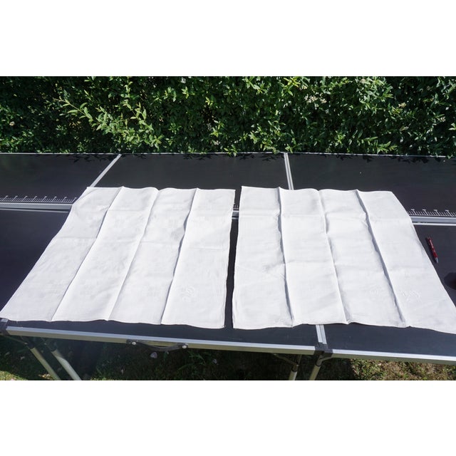Linen Tablecloths from Klässbohls Linneräveri, Set of 6 For Sale - Image 6 of 10