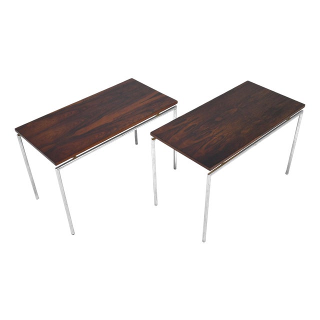 Pair of Knud Joos Rosewood Tables by Jason Mobler For Sale