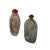 Chinese 2 X Chinese Glass Snuff Bottle Oriental Scenery People Graphic For Sale - Image 3 of 5