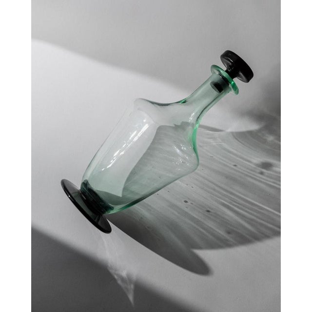Vintage Murano Glass Decanter with Stopper, 1960s For Sale - Image 3 of 11