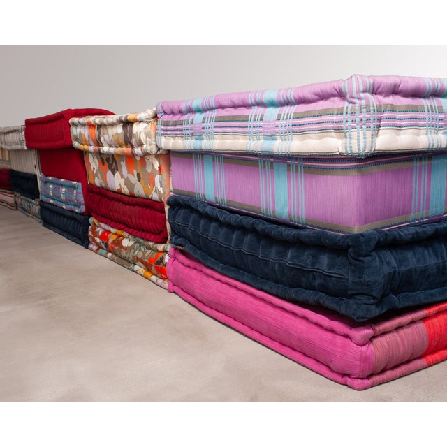 Mah Jong 27 Piece Kenzo Missoni Sofa by Hans Hopfer for Roche Bobois For Sale - Image 17 of 18