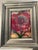 1970s 1970s Abstract Floral Small Original Paintings in Silver Frames - Set of 3 For Sale - Image 5 of 5
