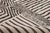 Optical Chevron Hourglass Hand-Knotted Wool Rug | 8'11" X 6'8" | One of a Kind For Sale - Image 4 of 8