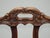 Pair of Antique French Provincial Style Ornate Carved Rush Seat Side Chairs For Sale - Image 9 of 17