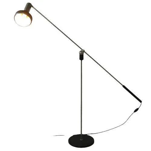 Metal Magneto Floor Lamp by H. Fillekes for Artiforte For Sale - Image 7 of 16