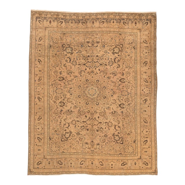 Mid 20th Century Vintage Persian Khorassan Rug - 09'07 X 12'03 For Sale