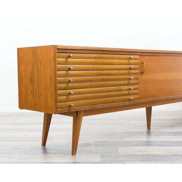 Vintage Sideboard in Walnut, 1950s For Sale - Image 10 of 15