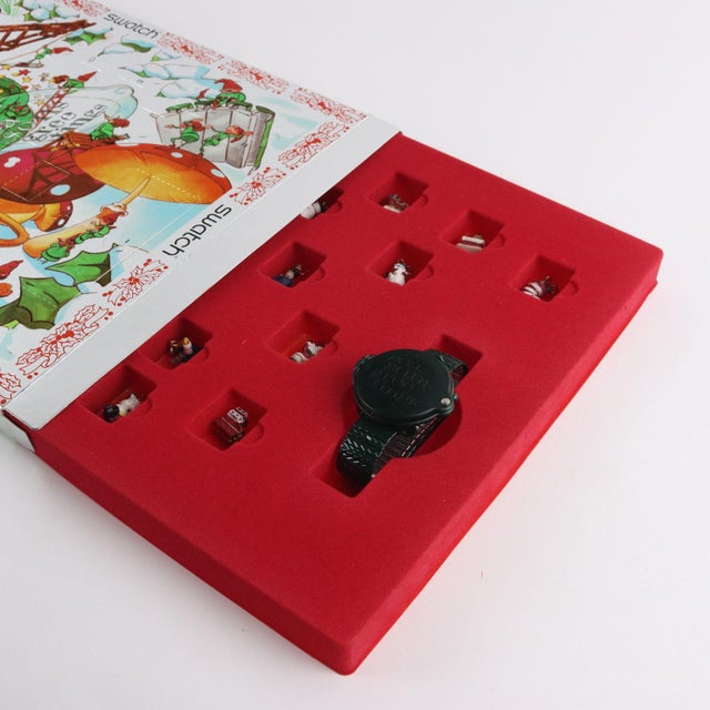 Paper Christmas Greetings Special Edition Advent Calendar from Swatch For Sale - Image 7 of 17