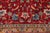 1990s Traditional Floral 1990's Pak-Persian Red/Teal Wool Rug - 9'0'' X 12'0'' For Sale - Image 5 of 9