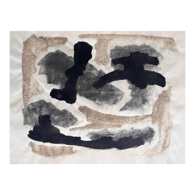 1958 Mixed Media Abstract Collage "#2" For Sale