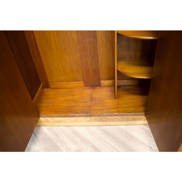 Vintage Art Deco Burr Walnut Wardrobe, 1930s For Sale - Image 9 of 10