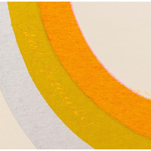 Late 20th Century Carol Summers "Heartrise" Screenprint For Sale - Image 5 of 6