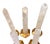 Transparent Set of Five Rock Crystal Obelisk Towers on Giltwood Bases. u.s.a. 20th Century. For Sale - Image 8 of 9