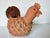 Vintage Hand-Crafted Clay Folk Art Chicken Planter Sculpture For Sale - Image 4 of 12
