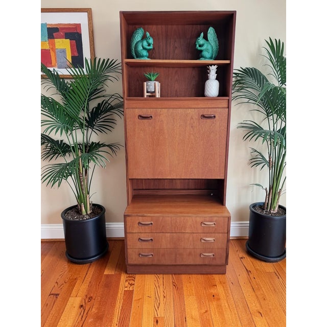 Wood Vintage Fresco Teak Secretaire from G-Plan, 1970s For Sale - Image 7 of 18