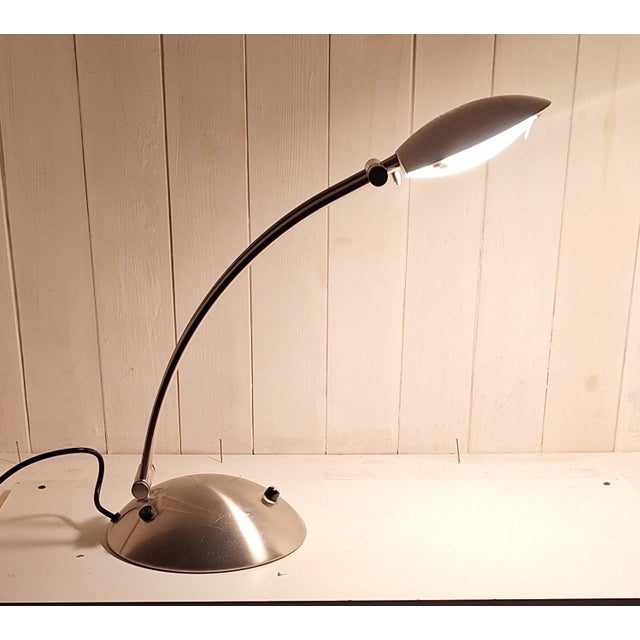 Adjustable Desk Lamp in Stainless Steels with Dimmer from Orion, 2000s For Sale - Image 3 of 8