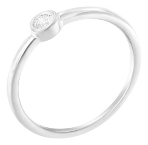.925 Sterling Silver Miracle-Set Diamond Round Shaped Promise Ring (0.05 Cttw, J-K Color, I1-I2 Clarity) - Size 7