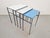 Vintage Mimi Nesting Tables in Metal and Teak by Formica, 1960s, Set of 3 For Sale - Image 11 of 11