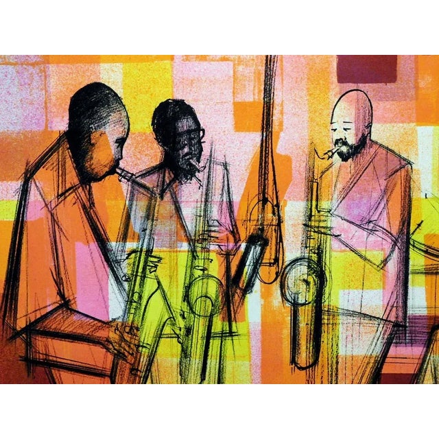 "Jazz Session" by Sacha Chimkevitch Hand Signed and Numbered by the artist Limited Edition Lithograph on Arches paper Hand...