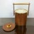 Gold Metal & Teak Ice Bucket Holder, Italy, 1960s For Sale - Image 4 of 14