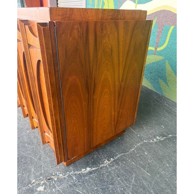 1970s Mid Century Modern Tabago Brutalist Server For Sale - Image 5 of 12