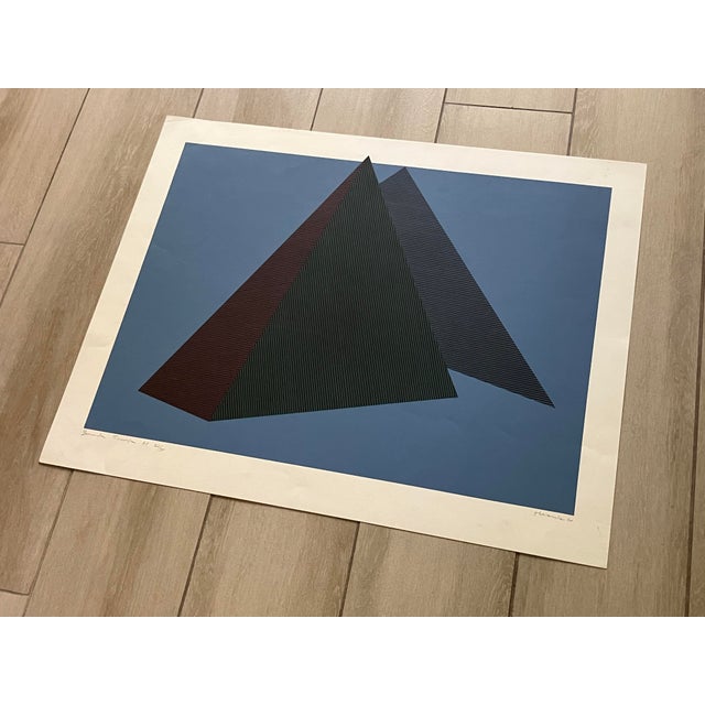 Abstract Jean-Marie Haessle Pair of Original Serigraphs, Signed, Numbered, Titled, 1980 For Sale - Image 3 of 12