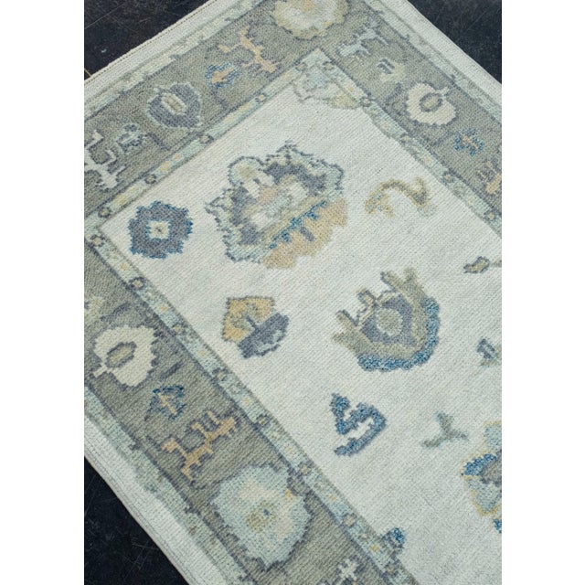 Early 21st Century Turkish Oushak Runner Rug 3' x 6'9" #17119 For Sale - Image 5 of 8