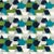 Harlequin Popova Fabric in Amazonia/Sea Glass/Forest/Japanese Ink - a Sample For Sale