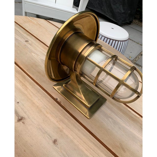 Visual Comfort Indoor/Outdoor Lights in Hand-rubbed Antique. Set of 4.