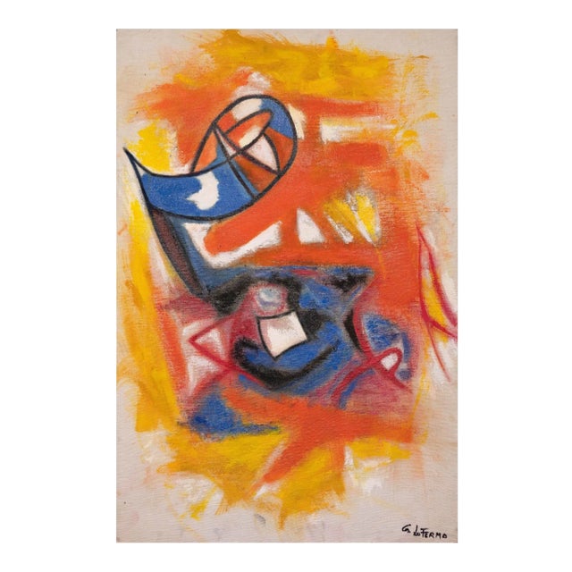 Giorgio Lo Fermo - Abstract Composition - Original Oil Paint - 2020 For Sale