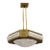 French Art Deco Chandelier Signed by Degué For Sale
