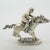 Vintage Italian Sterling Silver 925 Racing Horse Figurine from Arezzo, 1970s For Sale - Image 11 of 11