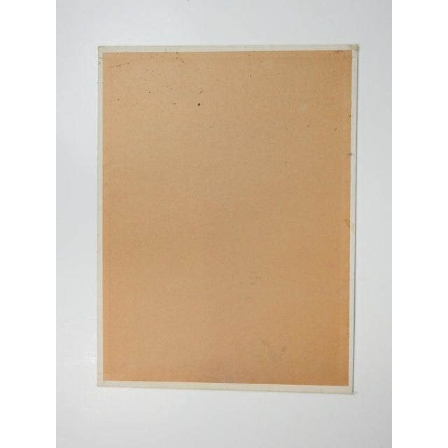 Late 20th century acrylic on canvasboard golden hillside landscape painting. Unsigned. Unframed.