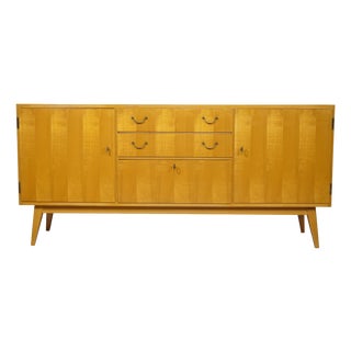 Mid-Century Cherrywood Sideboard from Möbel Mann, 1960s For Sale