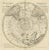 Antique map titled 'Hemisphere Meridional pour voir plus distinctement Les Terres Australes'. Hemispherical map of the...