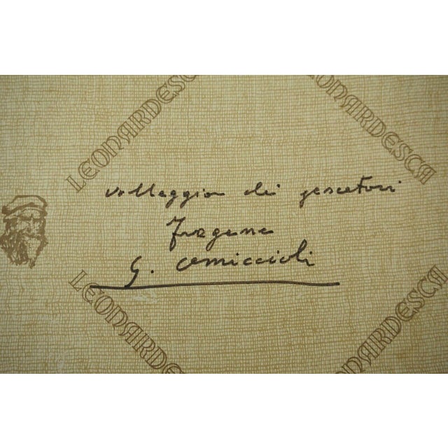 Giovanni Omiccioli, Fregene Fishing Village, 20th Century, Oil Painting on Cardboard For Sale - Image 12 of 14