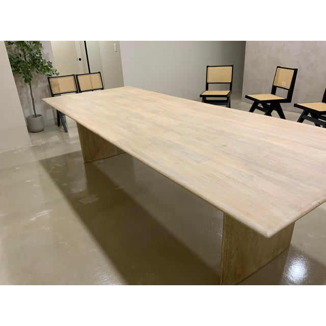 West elm dining table from Anton collection. Was used only for show. Color is cerused white which is a light oak. There...