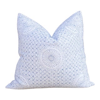 Indigo Filanan Kantha Euro Pillow For Sale