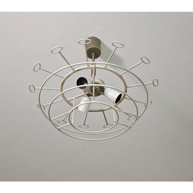 Mid-Century Modern Vintage Italian Murano Glass Pendant Light by Gino Vistosi, 1960s For Sale - Image 3 of 18