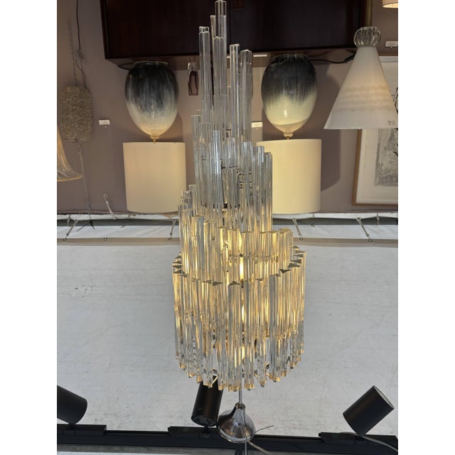 1960s Cascade Chandelier in Murano Glass attributed to Paolo Venini for Venini, Italy, 1960 For Sale - Image 5 of 17