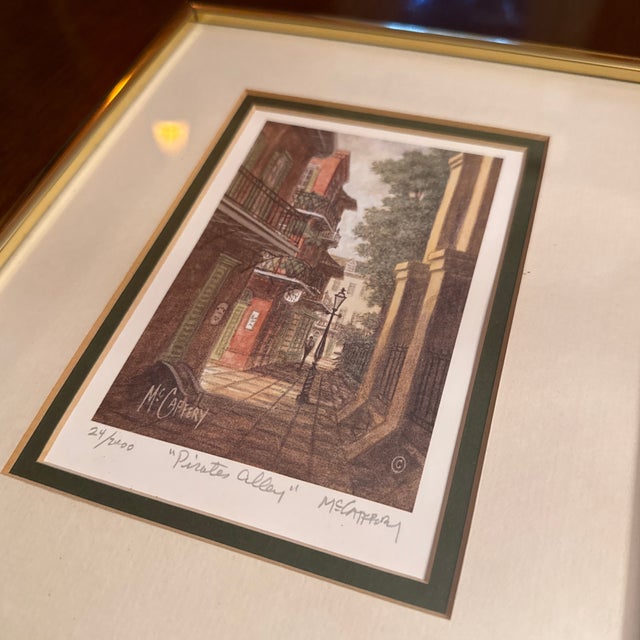 Late 20th Century Set of 2 New Orleans Signed & Numbered Prints For Sale - Image 6 of 7