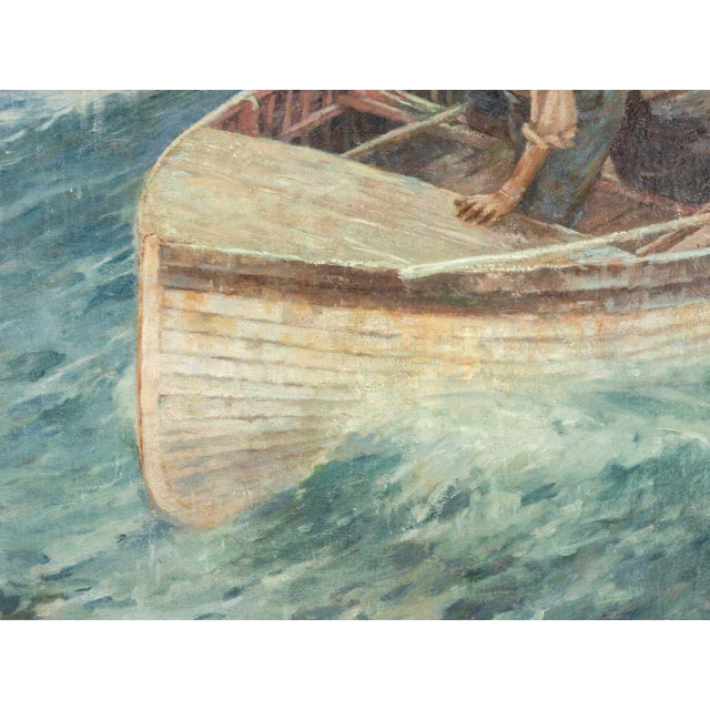 Charles Murray Padday Pilot Boat Crew Oil, 1898 For Sale In New York - Image 6 of 9
